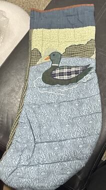 Moose Mallard Stocking 8"W x 21"L